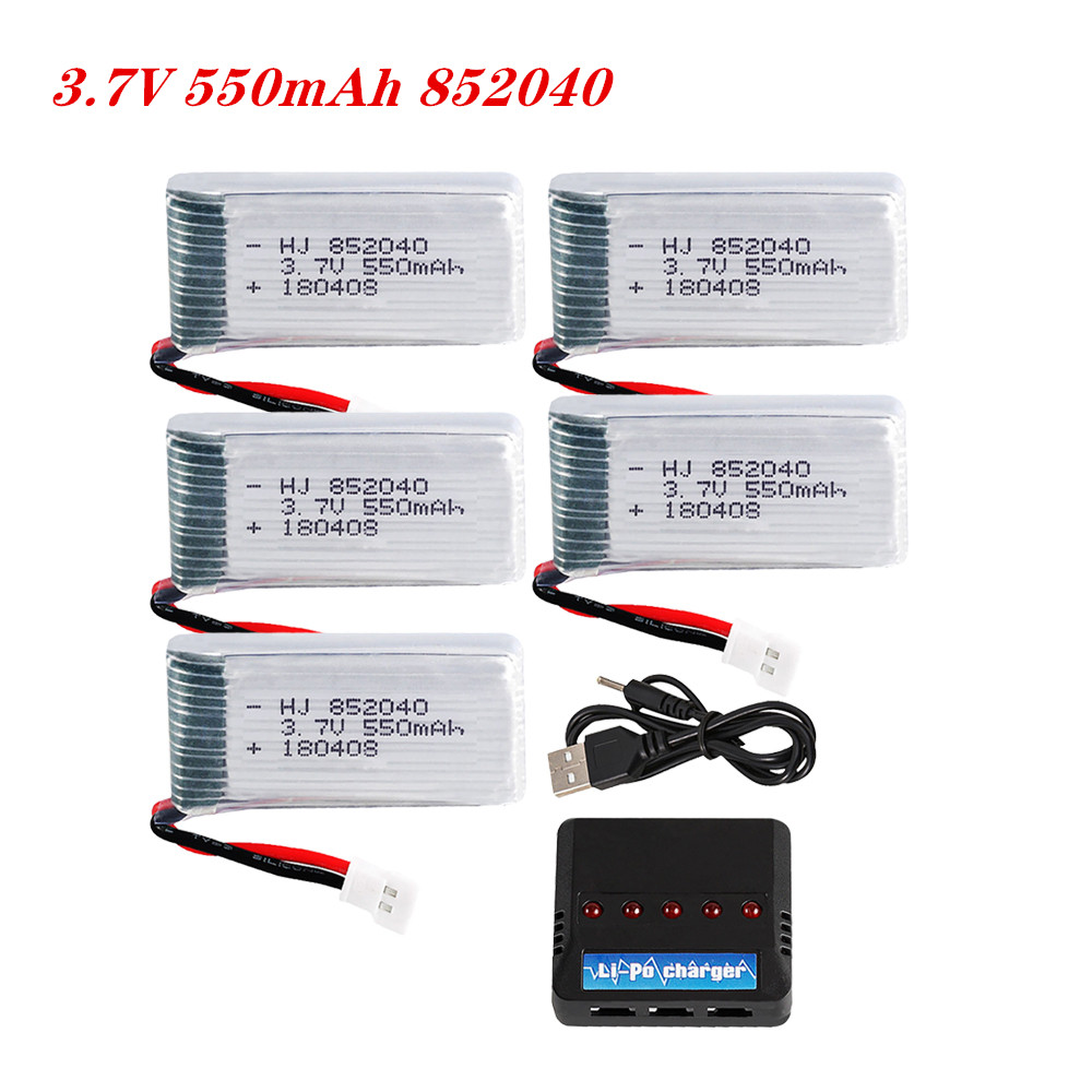 Hobby Rc Quadcopters - Bateria Lipo 3.7V 550mAh 25C 852040