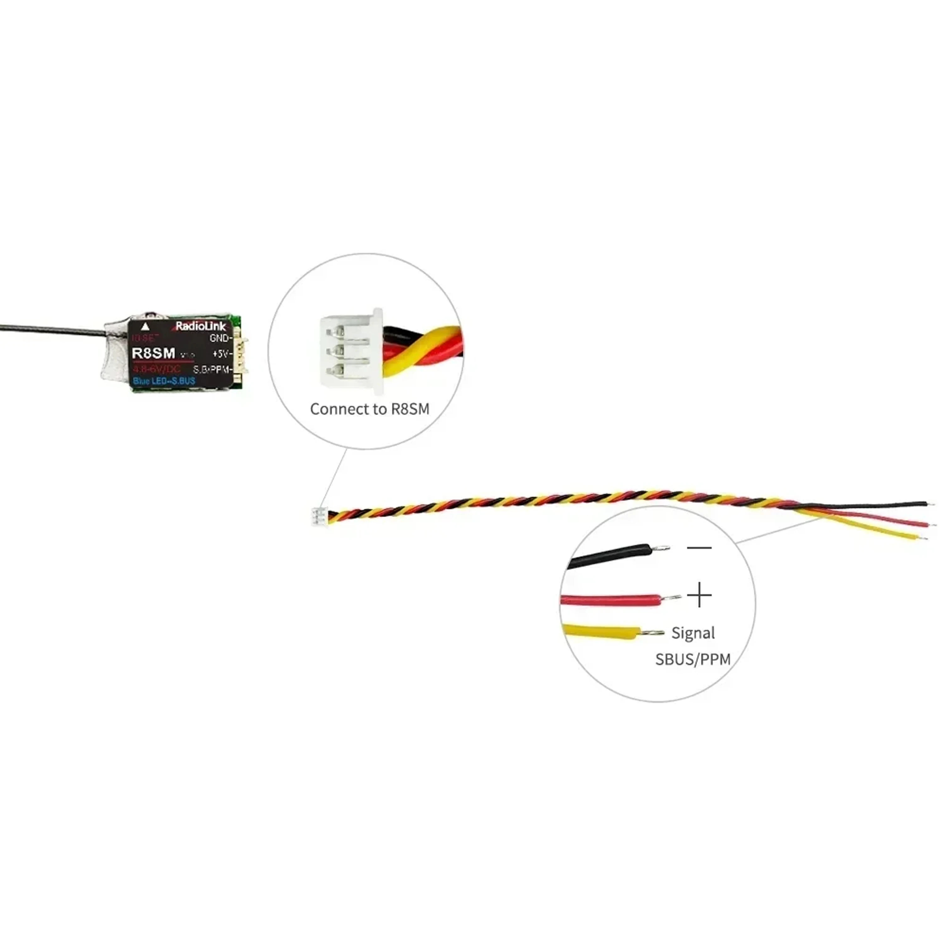 Receptor Mini Radiolink R8SM d - Receiver Sbus 8Ch avaliação e preço