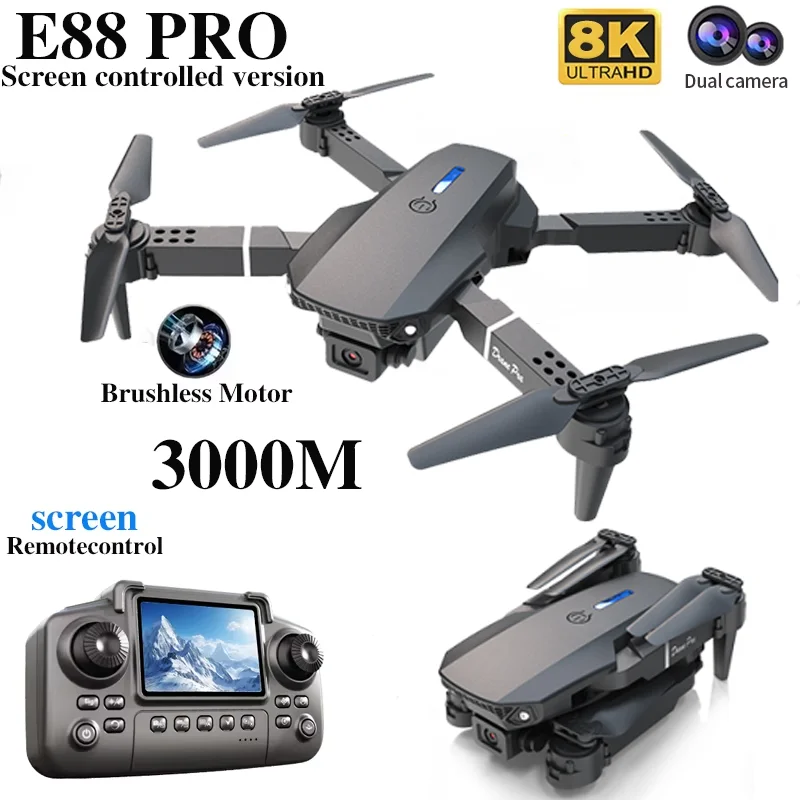 Drone Profissional E88 PRO com - Hobby Rc Quadcopters avaliação e preço