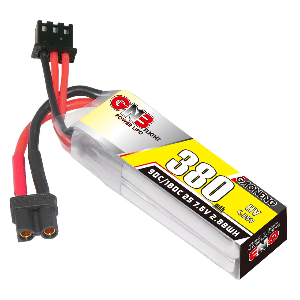 Bateria Lipo GNB 2S 7.6V 380mA - Hobby Rc Quadcopters avaliação e preço